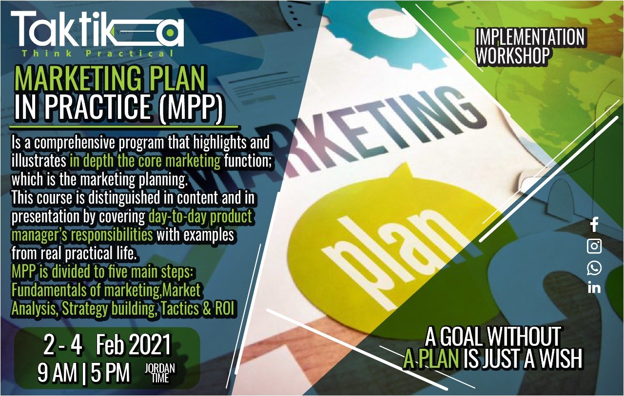 Marketing Plan Practice(MPP) -